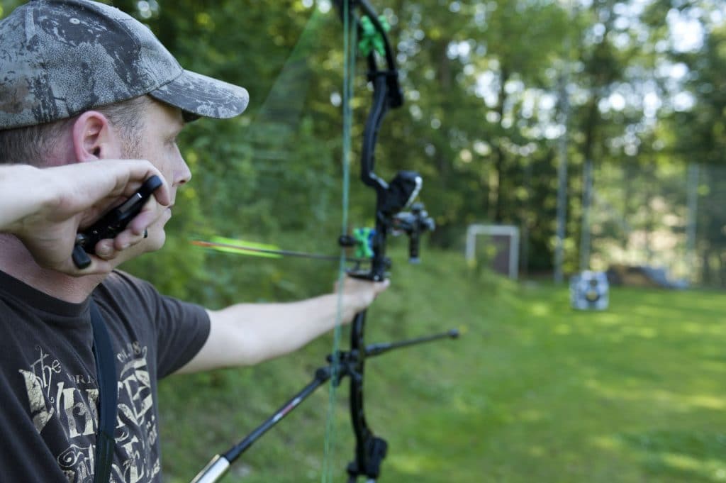 Learning Archery in the backyard